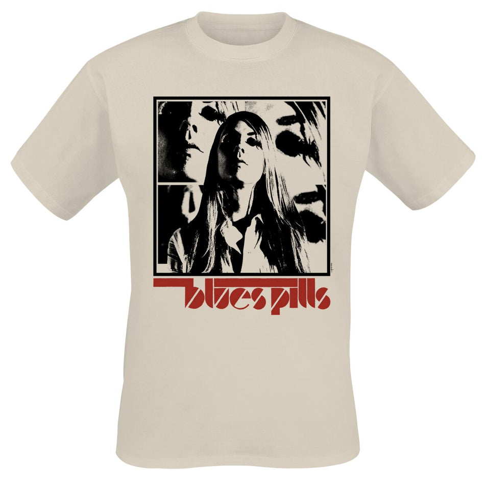 T-Shirt Manches courtes  de Blues Pills - Elin Larsson Foto - M à L - pour Homme - sable - Blues Pills