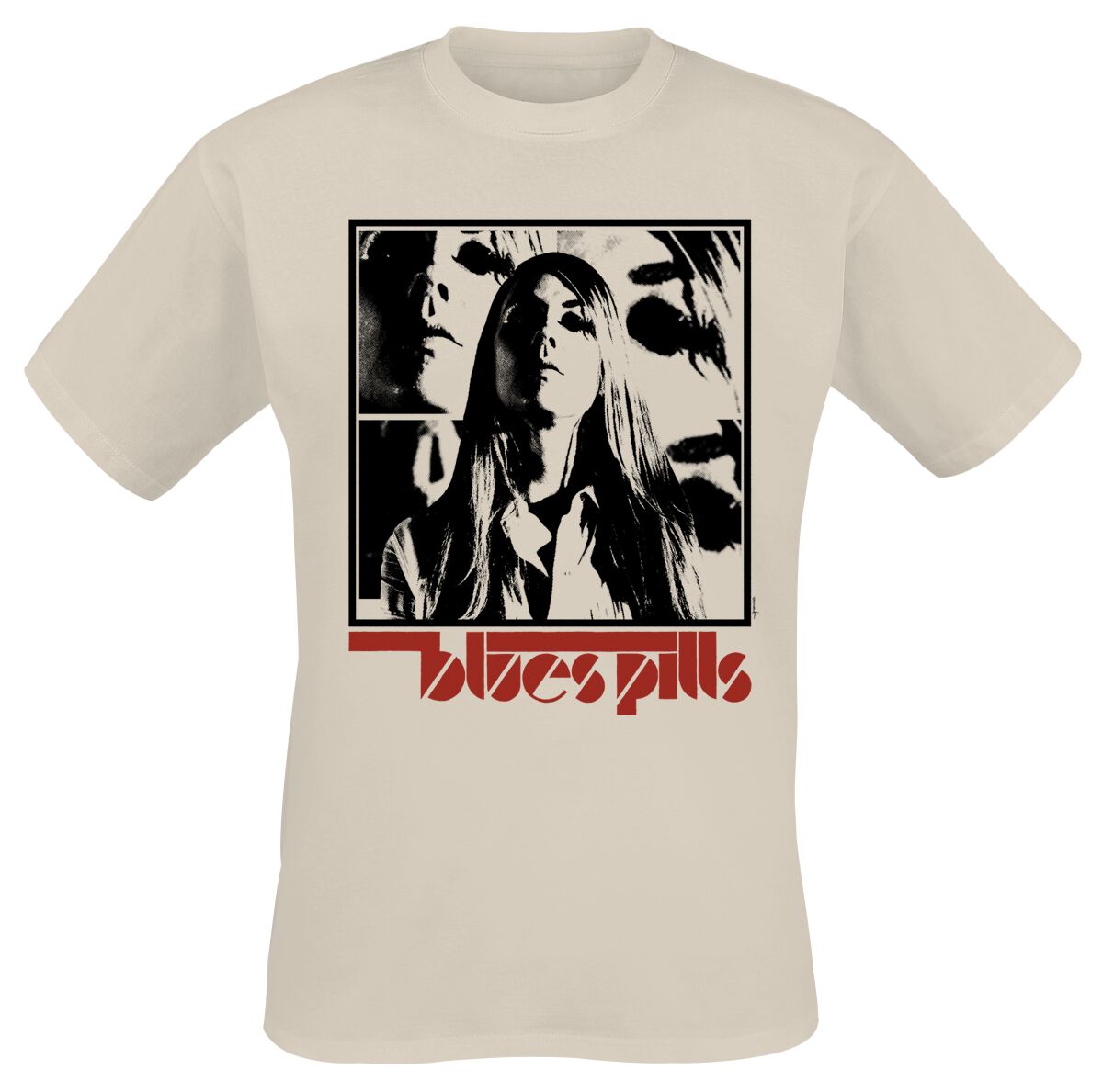 T-Shirt Manches courtes  de Blues Pills - Elin Larsson Foto - M à XL - pour Homme - sable - Blues Pills