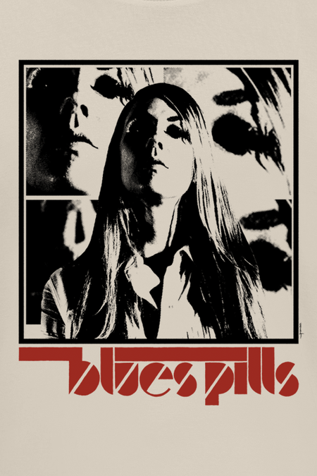 T-Shirt Manches courtes  de Blues Pills - Elin Larsson Foto - M à L - pour Homme - sable - Blues Pills - View 2
