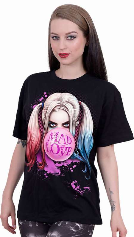 T-Shirt Manches courtes  de Batman - Harley Quinn - Mad Love - S à L - pour Femme - noir - Batman - View 2