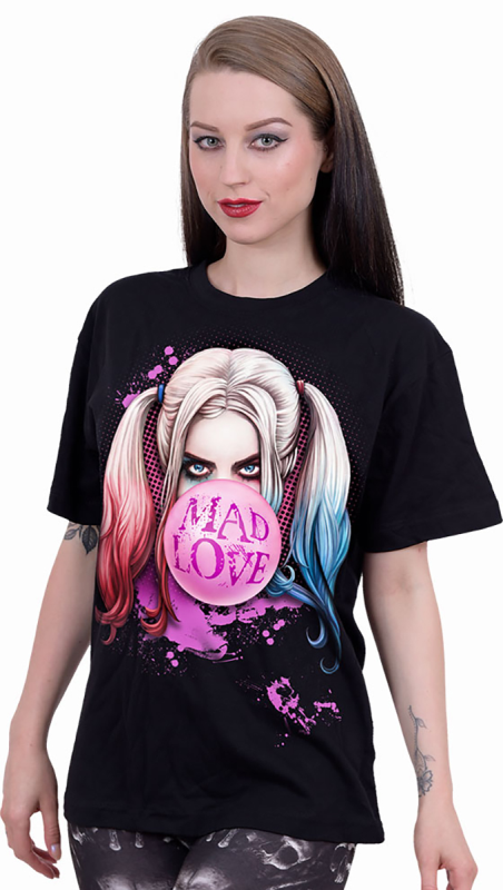 T-Shirt Manches courtes  de Batman - Harley Quinn - Mad Love - S à L - pour Femme - noir - Batman - View 2