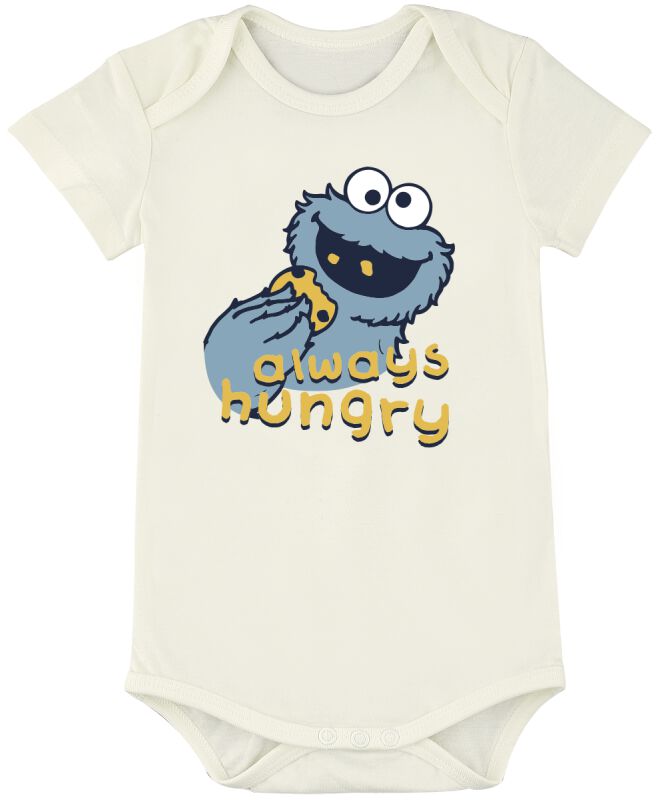 Body  de Sesame Street - Cookie Monster - Always Hungry - 50/56 à 86/92 - pour filles & garçonse - multicolore - Sesame Street