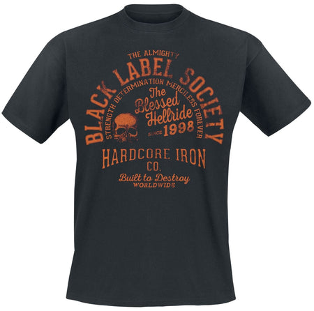 T-Shirt Manches courtes  de Black Label Society - Hardcore Hellride - S à 3XL - pour Homme - noir - Black Label Society