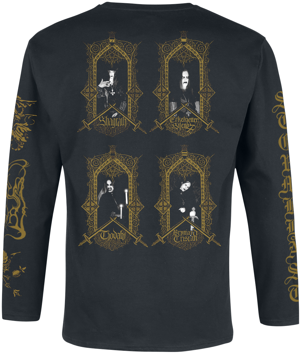 T-shirt manches longues  de Dimmu Borgir - Stormblast - S à M - pour Homme - noir - Dimmu Borgir - View 2