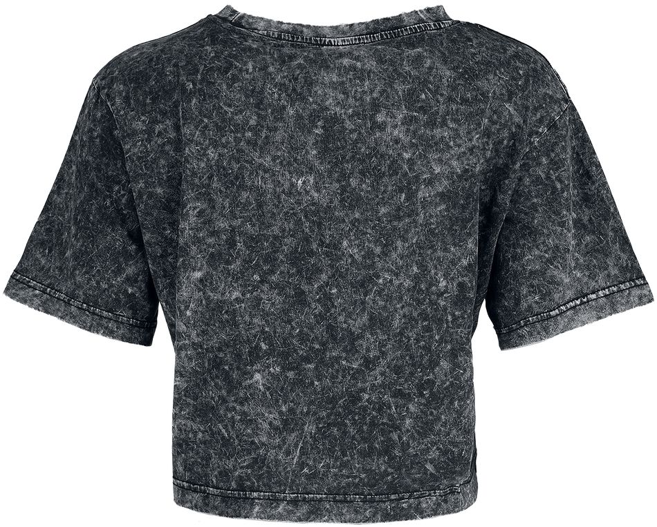 T-Shirt Manches courtes  de Build Your Brand - T-Shirt Court Délavé - S à XL - pour Femme - gris - Build Your Brand - View 2