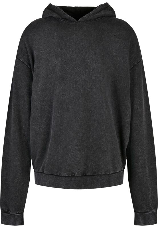 Sweat-shirt à capuche  de Build Your Brand - Sweat à Capuche Délavé Oversize - S à L - pour Homme - gris - Build Your Brand