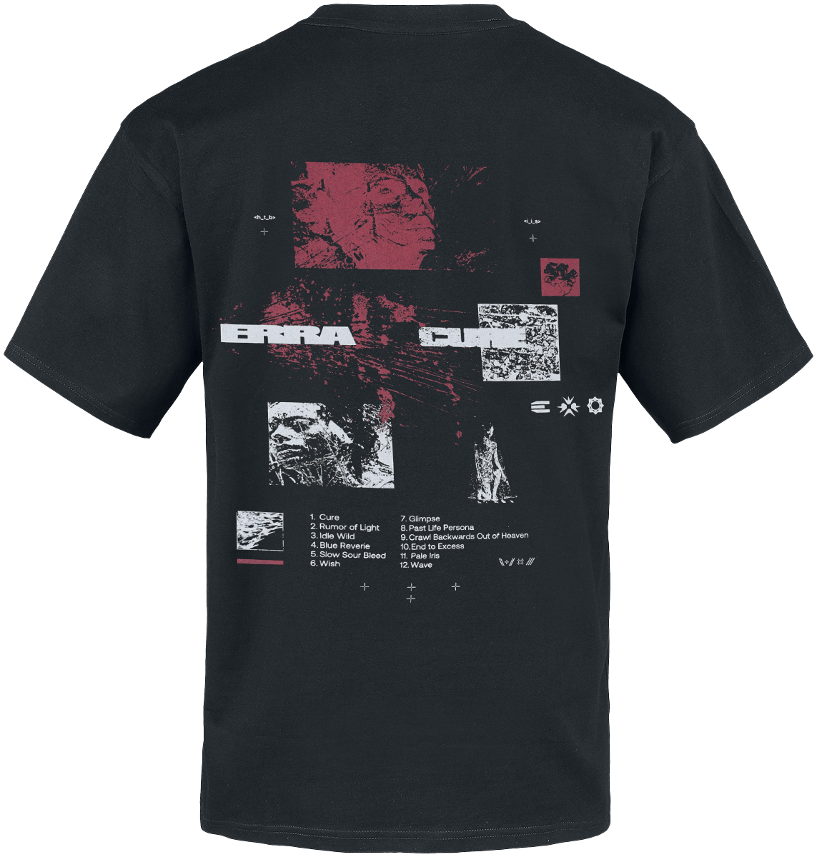 T-Shirt Manches courtes  de Erra - Tracklist - S à XXL - pour Homme - noir - Erra - View 2