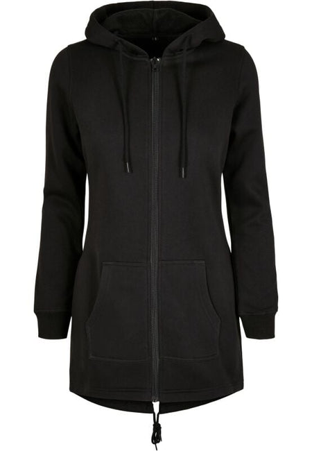 Sweat-shirt zippé à capuche  de Build Your Brand - Parka Femme - S à XL - pour Femme - noir - Build Your Brand