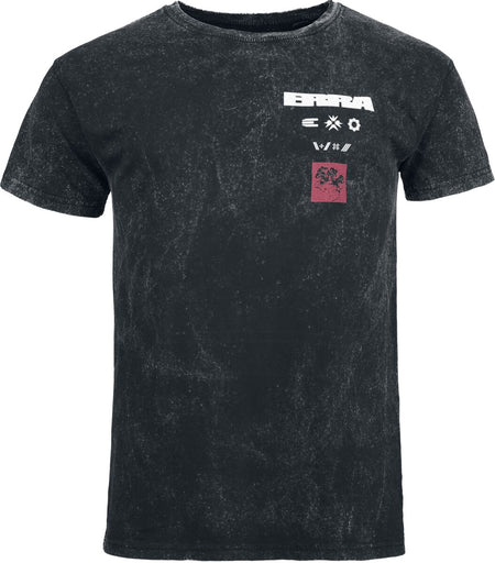 T-Shirt Manches courtes  de Erra - Tracklist - S à 4XL - pour Homme - anthracite - Erra