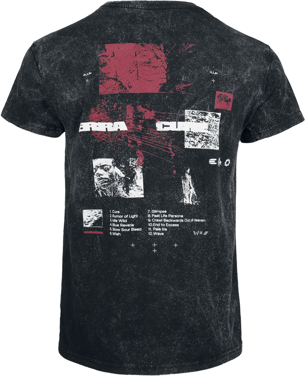 T-Shirt Manches courtes  de Erra - Tracklist - S à 4XL - pour Homme - anthracite - Erra - View 2