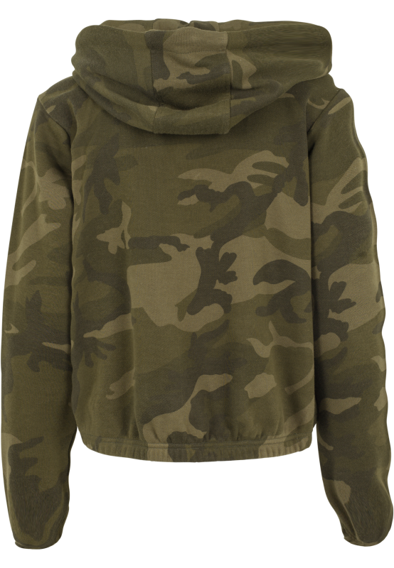 Sweat-shirt à capuche  de Build Your Brand - Sweat à Capuche Court Camouflage - L à XL - pour Femme - camouflage - Build Your Brand - View 2