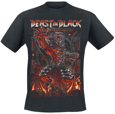 T-Shirt Manches courtes  de Beast In Black - Power Of The Beast - S à 3XL - pour Homme - noir - Beast In Black