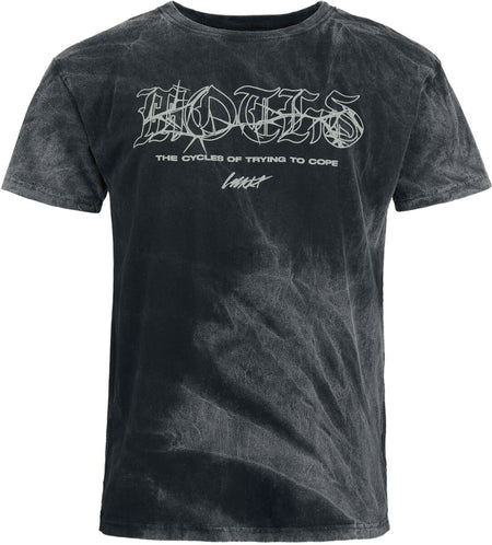 T-Shirt Manches courtes  de Like Moths To Flames - Overgrown Man - S à 4XL - pour Homme - anthracite - Like Moths To Flames