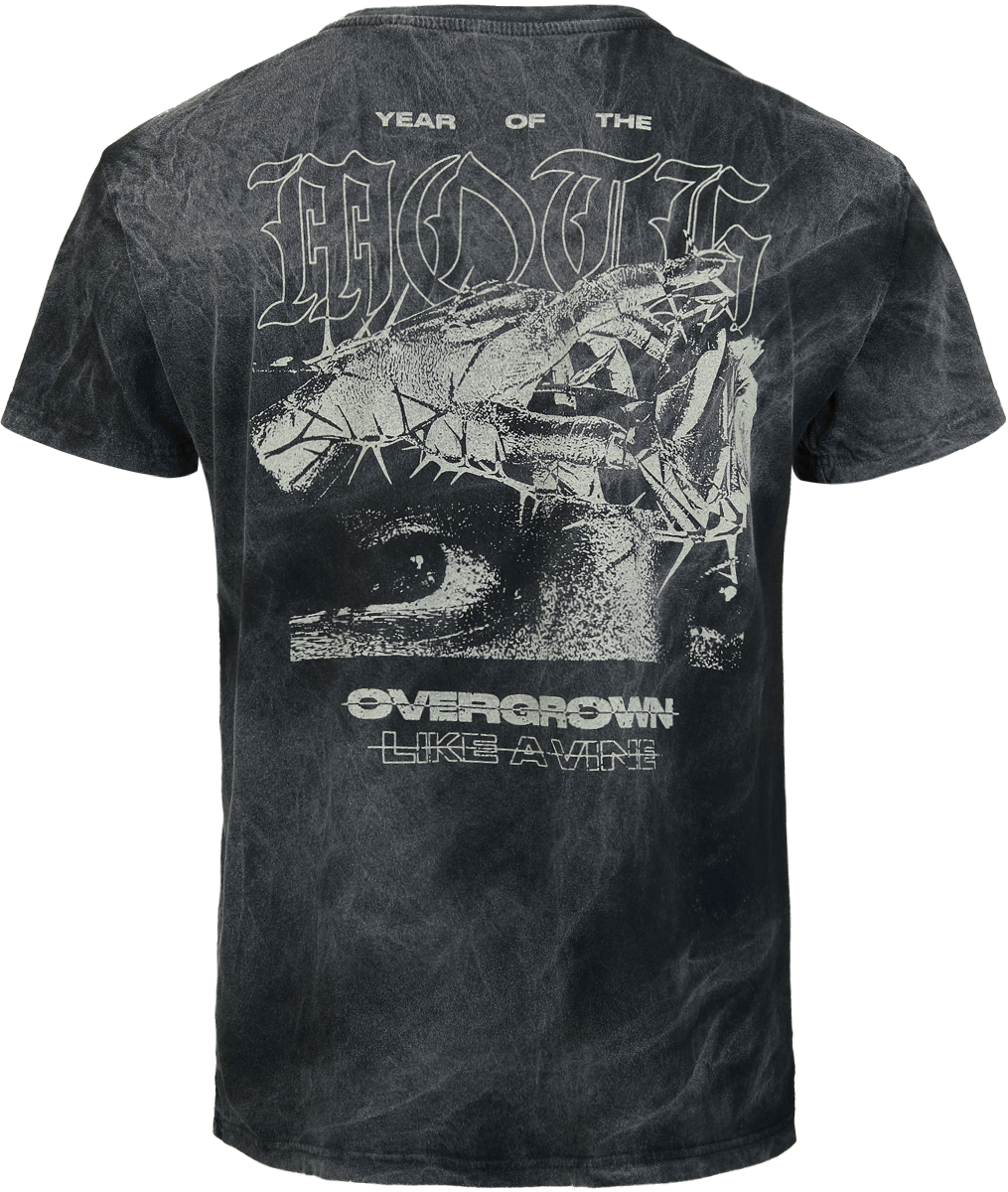 T-Shirt Manches courtes  de Like Moths To Flames - Overgrown Man - S à 4XL - pour Homme - anthracite - Like Moths To Flames - View 2