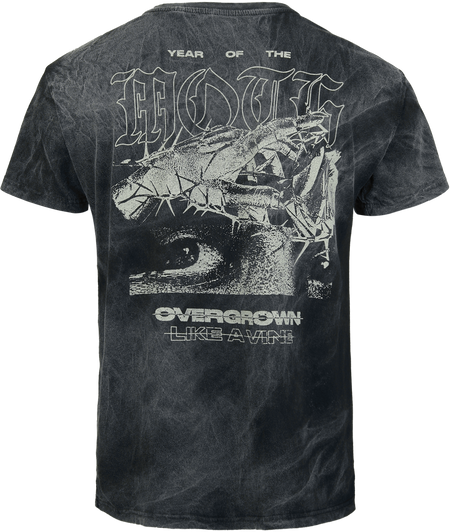 T-Shirt Manches courtes  de Like Moths To Flames - Overgrown Man - S à 4XL - pour Homme - anthracite - Like Moths To Flames - View 2