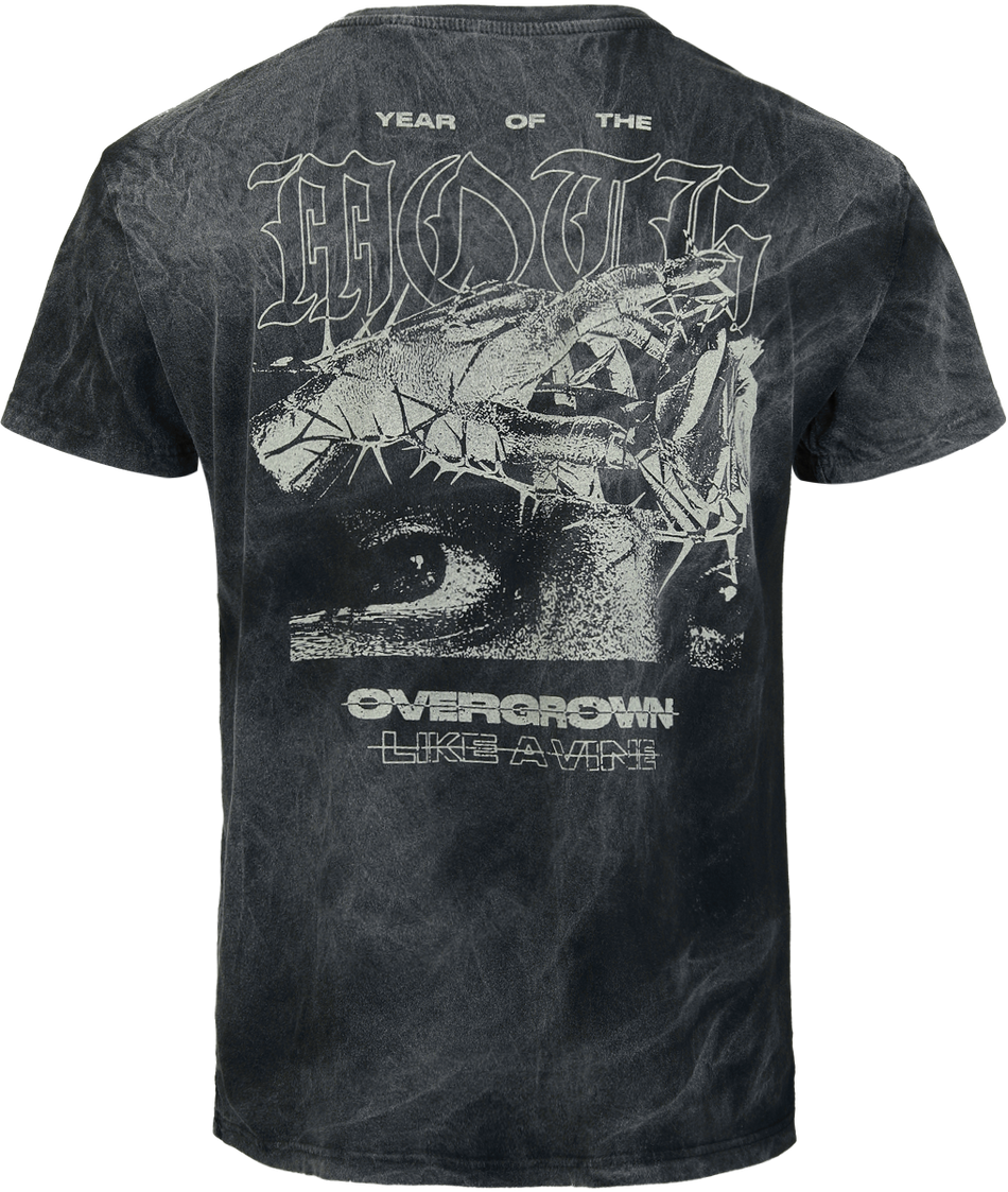 T-Shirt Manches courtes  de Like Moths To Flames - Overgrown Man - S à 4XL - pour Homme - anthracite - Like Moths To Flames - View 2