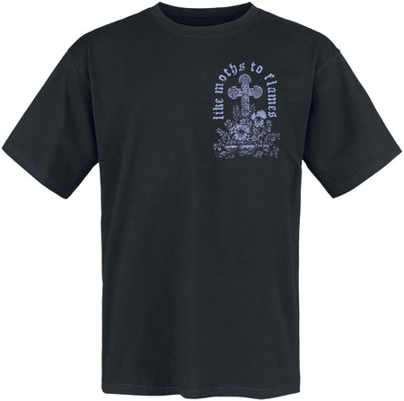 T-Shirt Manches courtes  de Like Moths To Flames - Angel Weep - S à XXL - pour Homme - noir - Like Moths To Flames
