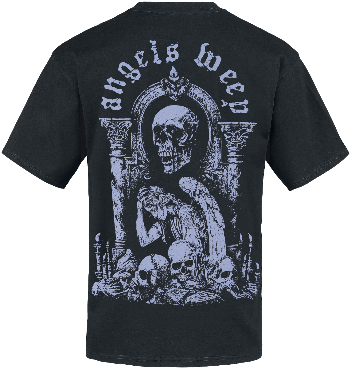 T-Shirt Manches courtes  de Like Moths To Flames - Angel Weep - S à XXL - pour Homme - noir - Like Moths To Flames - View 2