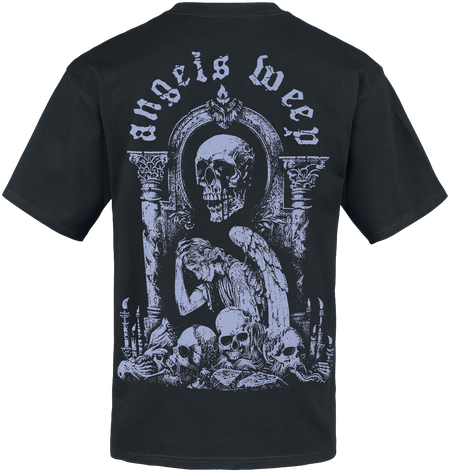 T-Shirt Manches courtes  de Like Moths To Flames - Angel Weep - S à XXL - pour Homme - noir - Like Moths To Flames - View 2