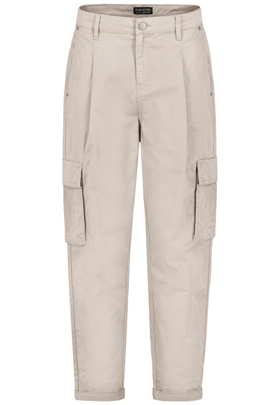 Pantalon Cargo  de Sublevel - Ladies Cargo BALLOON-FIT - XS à L - pour Femme - beige - Sublevel