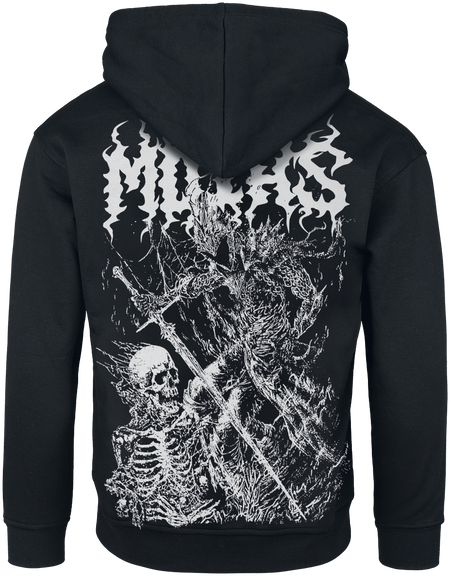 Sweat-shirt à capuche  de Like Moths To Flames - Cycles - S à XXL - pour Homme - noir - Like Moths To Flames - View 2