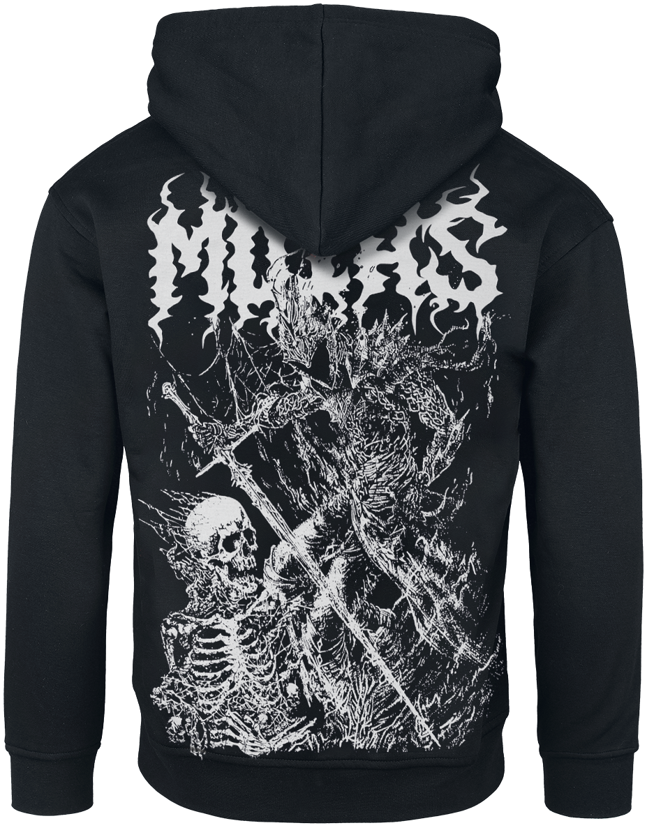 Sweat-shirt à capuche  de Like Moths To Flames - Cycles - S à XXL - pour Homme - noir - Like Moths To Flames - View 2