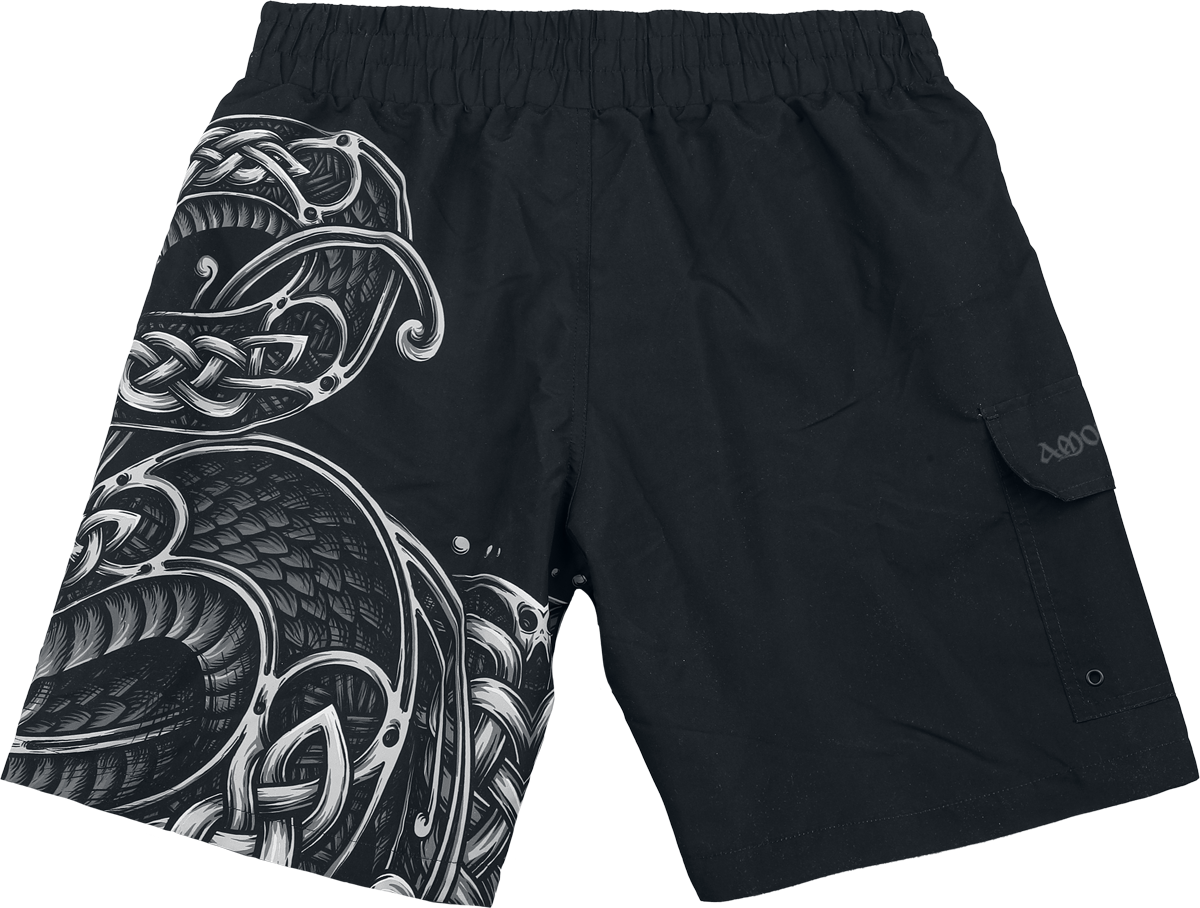 Short de bain  de Amon Amarth - EMP Signature Collection - M à 3XL - pour Homme - noir - Amon Amarth - View 2