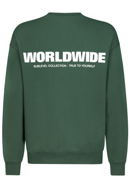 Sweat-shirt  de Sublevel - Sweat Homme - S à L - pour Homme - vert - Sublevel - View 2
