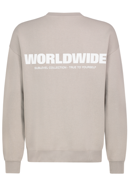 Sweat-shirt  de Sublevel - Sweat Homme - S à XXL - pour Homme - beige - Sublevel - View 2
