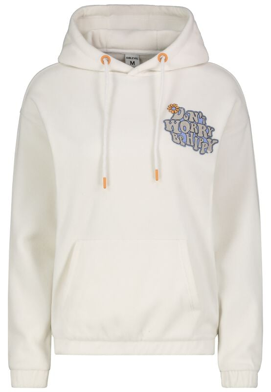 Sweat-shirt à capuche  de Sublevel - Fleece Hoodie - XS à XL - pour Femme - blanc cassé - Sublevel