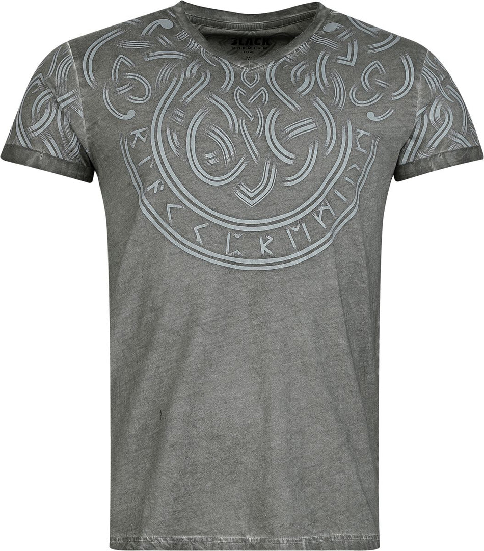 T-Shirt Manches courtes  de Black Premium by EMP - M à XXL - pour Homme - gris - Black Premium by EMP