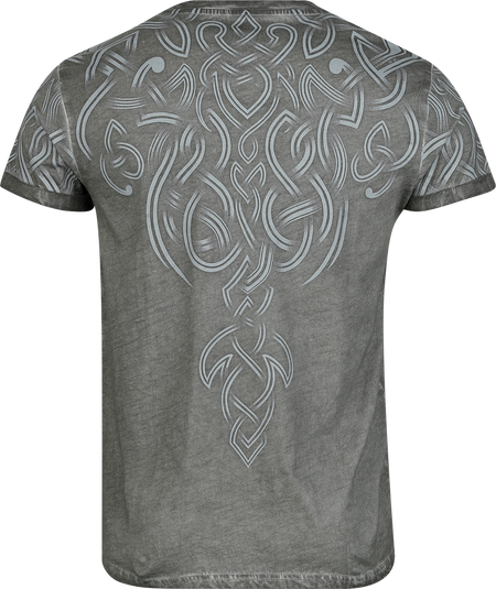 T-Shirt Manches courtes  de Black Premium by EMP - M à L - pour Homme - gris - Black Premium by EMP - View 2