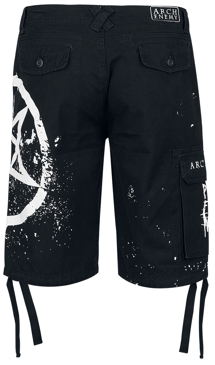Short  de Arch Enemy - EMP Signature Collection - S à XXL - pour Homme - noir - Arch Enemy - View 2