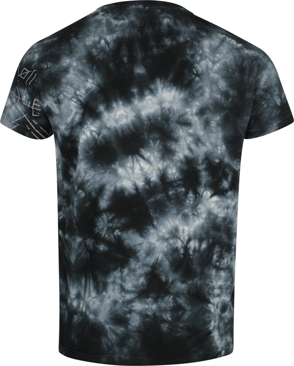 T-Shirt Manches courtes  de Black Premium by EMP - Batik T-Shirt with Runes - M à XXL - pour Homme - noir - Black Premium by EMP - View 2