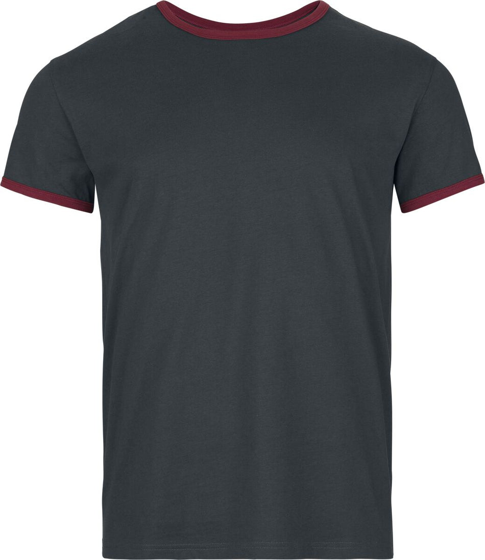 T-Shirt Manches courtes  de RED by EMP - T-Shirt Basique - M à XXL - pour Homme - gris - RED by EMP