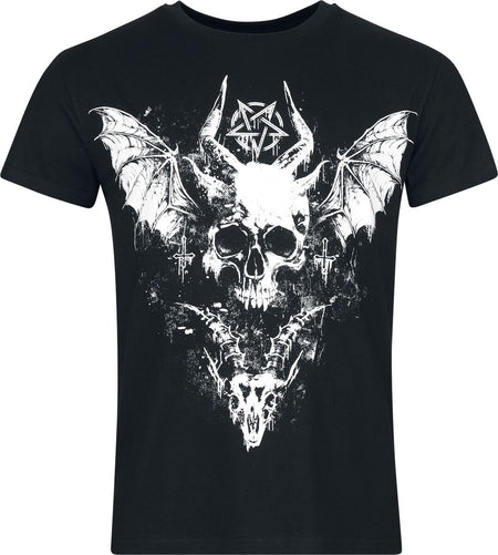 T-Shirt Manches courtes Gothic de Gothicana by EMP - M à XXL - pour Homme - noir - Gothicana by EMP