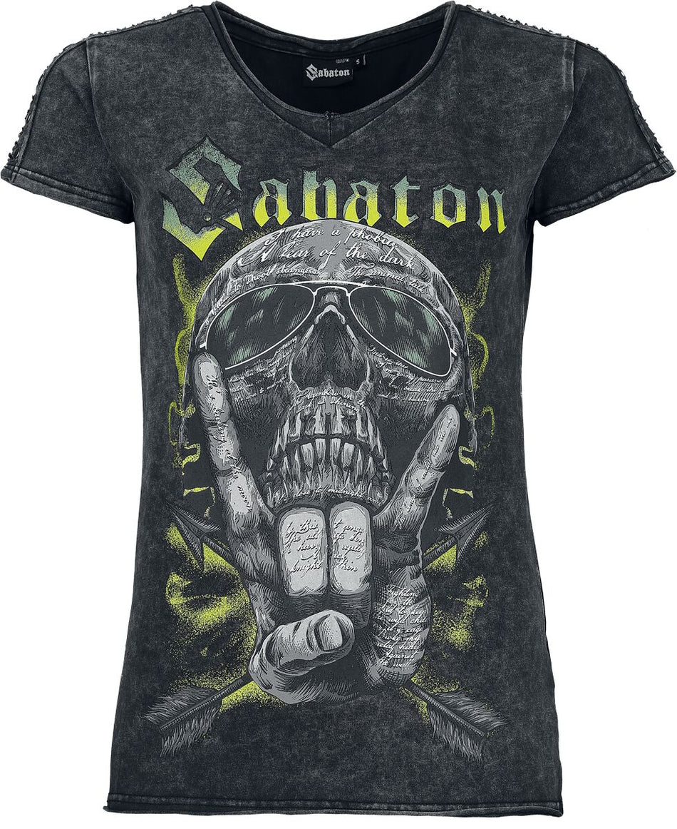 T-Shirt Manches courtes  de Sabaton - EMP Signature Collection - S à XXL - pour Femme - gris - Sabaton