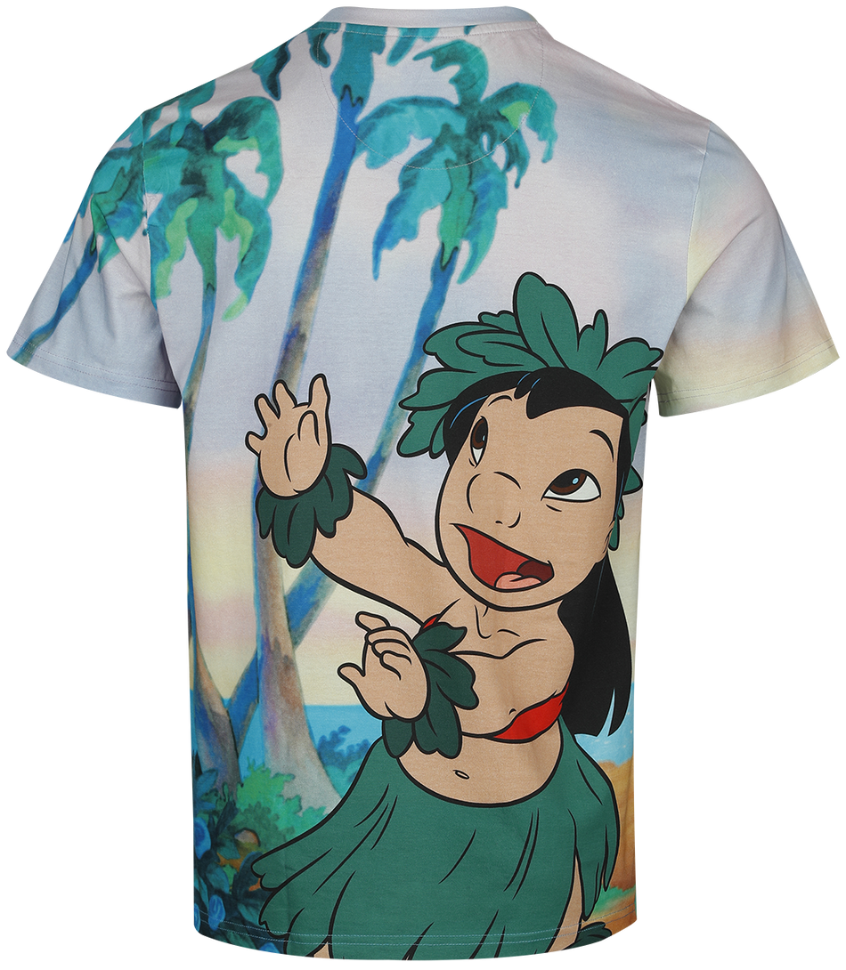 T-Shirt Manches courtes Disney de Lilo & Stitch - Tropical - M à XXL - pour Homme - multicolore - Lilo & Stitch - View 2