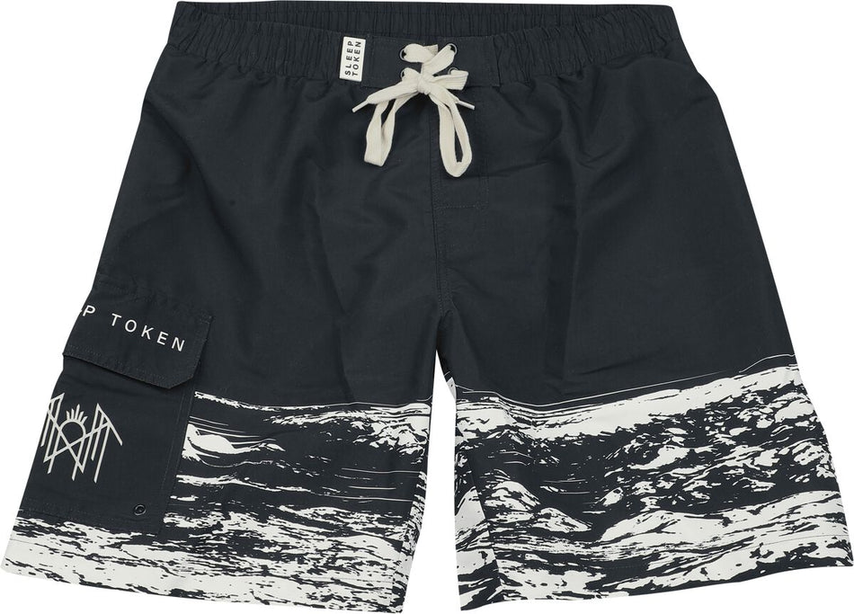 Short de bain  de Sleep Token - EMP Signature Collection - S à XXL - pour Homme - noir - Sleep Token
