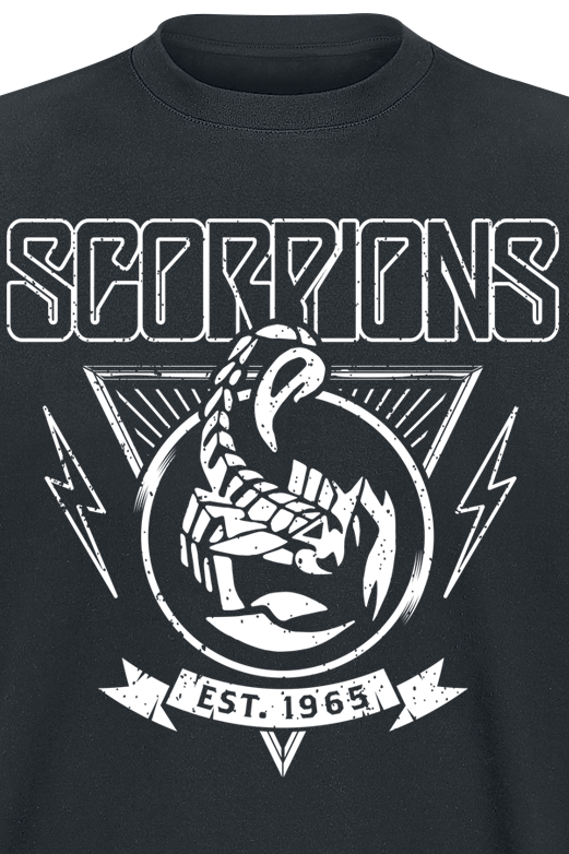 T-Shirt Manches courtes  de Scorpions - Est 1965 - S à XXL - pour Homme - noir - Scorpions - View 2