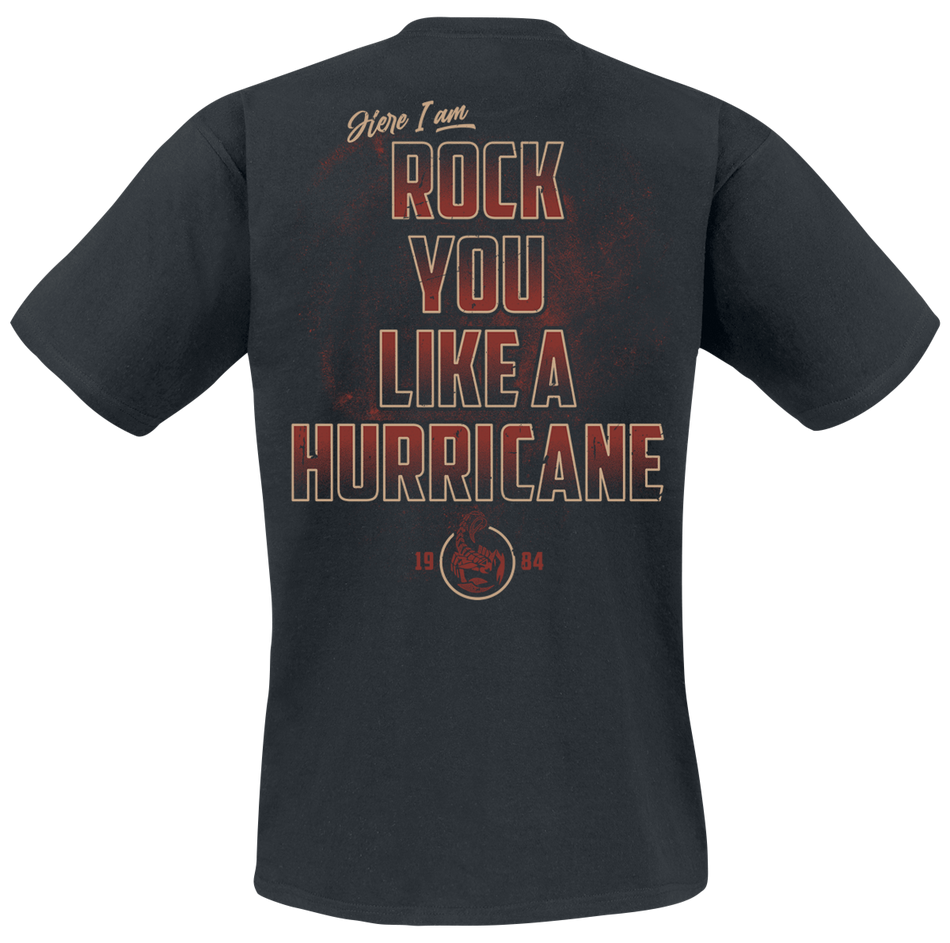 T-Shirt Manches courtes  de Scorpions - Hurricane - S à 3XL - pour Homme - noir - Scorpions - View 2