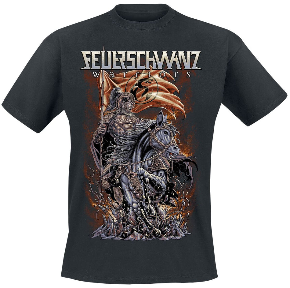 T-Shirt Manches courtes  de Feuerschwanz - Rohirrim - S à XXL - pour Homme - noir - Feuerschwanz