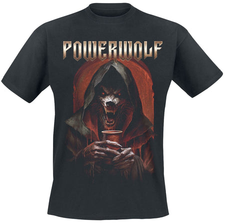 T-Shirt Manches courtes  de Powerwolf - Drinking Blood - S à XL - pour Homme - noir - Powerwolf