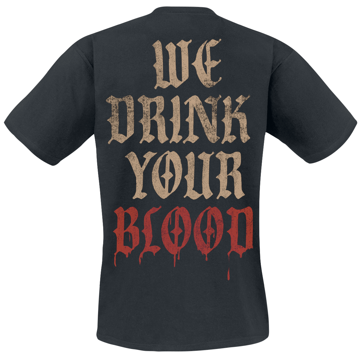 T-Shirt Manches courtes  de Powerwolf - Drinking Blood - S à XL - pour Homme - noir - Powerwolf - View 2