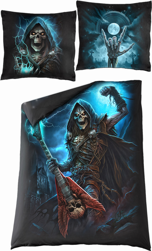 Parure de lit Gothic de Spiral - Grim Rocker - pour Unisexe - multicolore - Spiral - View 2