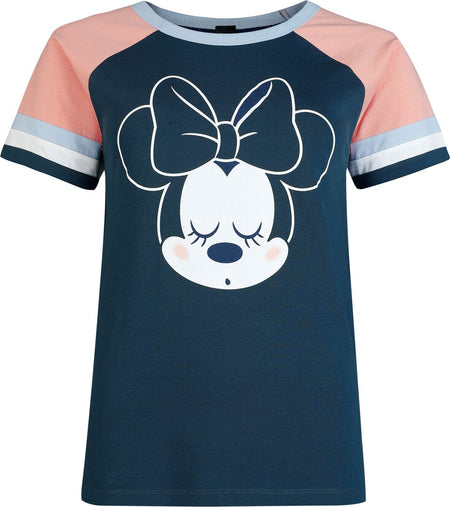 T-Shirt Manches courtes Disney de Mickey & Minnie Mouse - Minnie Maus - S à XXL - pour Femme - multicolore - Mickey & Minnie Mouse