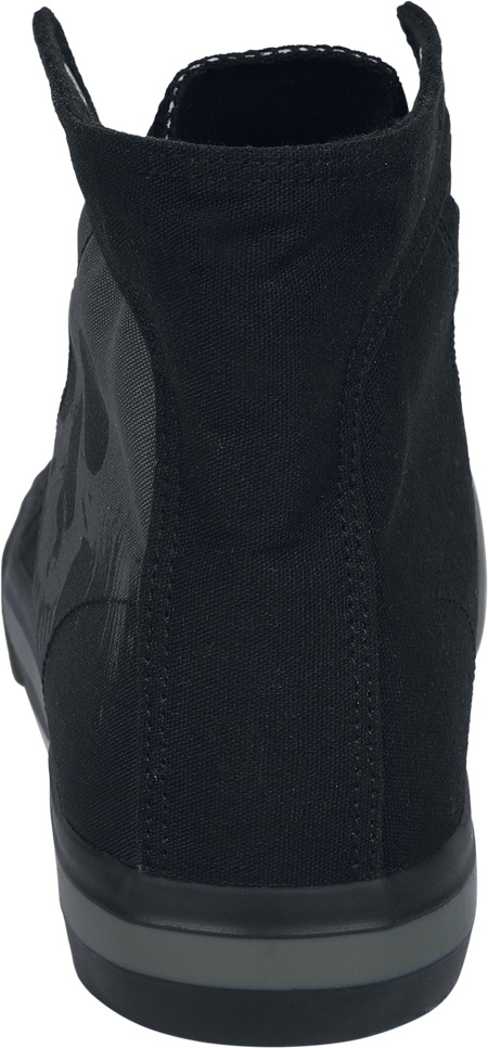 Baskets hautes  de Black Premium by EMP - Sneaker with Skull Print - EU37 à EU39 - pour Unisexe - noir - Black Premium by EMP - View 2
