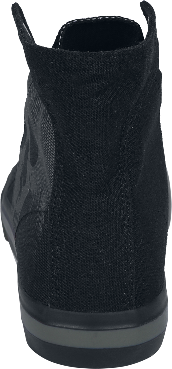 Baskets hautes  de Black Premium by EMP - Sneaker with Skull Print - EU37 à EU39 - pour Unisexe - noir - Black Premium by EMP - View 2