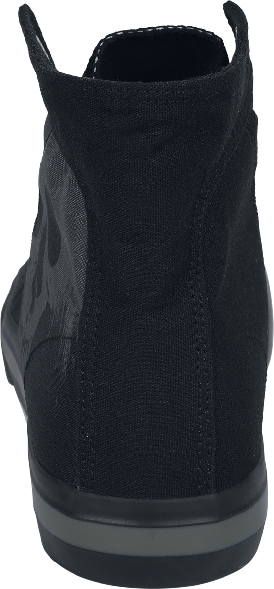 Baskets hautes  de Black Premium by EMP - Sneaker with Skull Print - EU37 à EU47 - pour Unisexe - noir - Black Premium by EMP - View 2