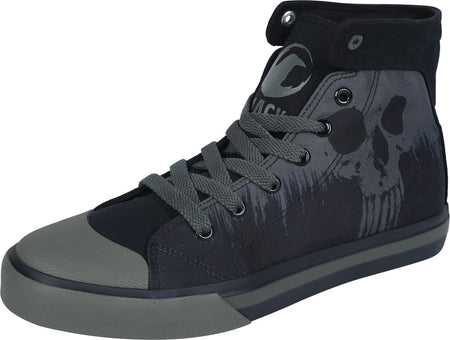 Baskets hautes  de Black Premium by EMP - Sneaker with Skull Print - EU37 à EU47 - pour Unisexe - noir - Black Premium by EMP
